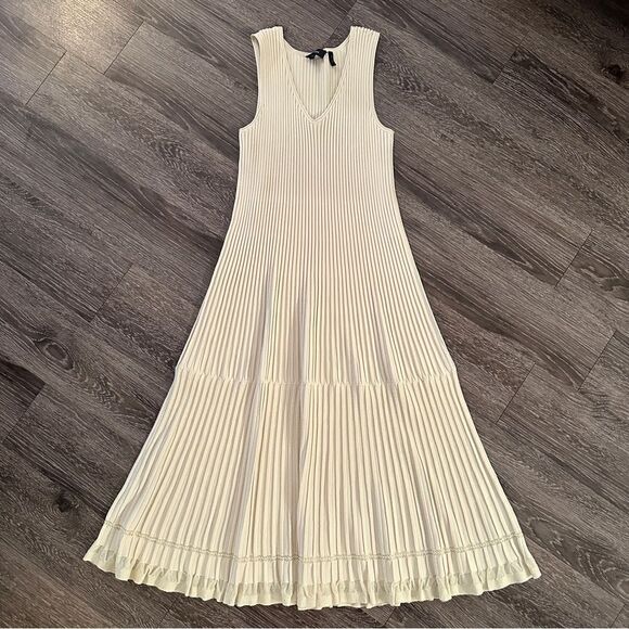 Theory Ribbed Midi Dress NEW - Picture 1 of 6
